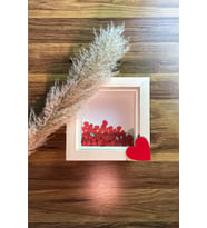Kişiye Özel Sevgililer Günü Valentine's day  Derinlikli Çerçeve Sevgiliye Özel Hediye Kutusu Aşk Dekoratif Kasalı Kutu ÖZC-DERİNLİKLİÇER04-23X23