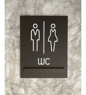 Bitter Serisi WC Yönlendirme Levhası