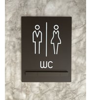 Bitter Serisi WC Yönlendirme Levhası