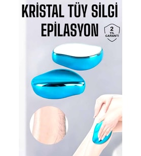 Epilasyon Aleti Bacaklar Kollar İçin Yıkanabilir Kristal Epilatör Tüy Silgi