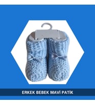 Sahi Aksesuar Erkek Bebek Mavi Patik