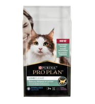 ProPlan LiveClear Sterilized Senior+7 Hindili Alerji Önleyici Kedi Maması 1,4 kg