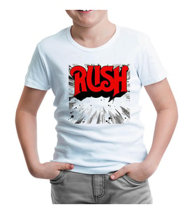 Rush Beyaz Çocuk Tshirt