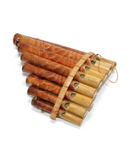 River World Küçük Boy Pan Flüt Bambu