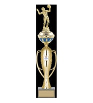 ODAK KUPA - Figürlü Kupalar - Voleybol Kadın Figürlü Kupalar FG-074 B - 51 cm