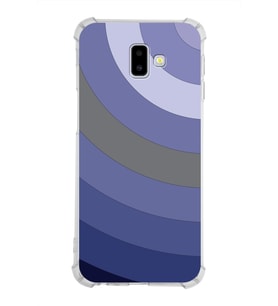 Samsung Galaxy J6 Plus  Köşe Korumalı Antişok Kapak Renk Cümbüşü Tasarımlı  Silikon Kılıf (Şeffaf)