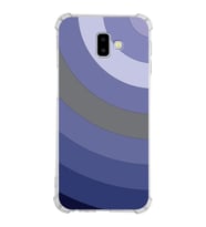 Samsung Galaxy J6 Plus  Köşe Korumalı Antişok Kapak Renk Cümbüşü Tasarımlı  Silikon Kılıf (Şeffaf)