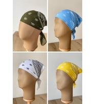 %100 Pamuklu Klasik Desen Unisex 4lü Bandana Seti Renkli Bandana Etnik Desenli A Kalite Bandana