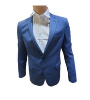 Presto D-2053 Erkek Slim Ceket - Mavi - 52