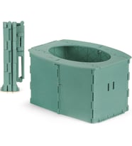 Katlanabilir Lazımlık, Portatif Seyahat Tipi Taşınabilir Çocuk Tuvaleti, 327 g, Yeşil