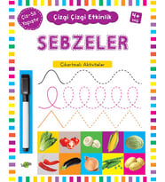Sebzeler / Çıkartmalı Aktiviteler 4+ Yaş - Kolektif - Kukla Yayınları
