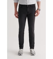 Black Lee Denim Regular Fİt Siyah Likralı Erkek Kot Pantolon-4848