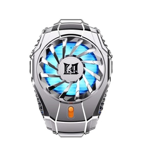 Gümüş kaplama Gaming Oyuncu Telefon Sessiz Soğutucu Fan, -1° dereceye kadar anlık Optimum Soğutma
