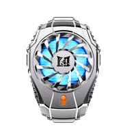 Gümüş kaplama Gaming Oyuncu Telefon Sessiz Soğutucu Fan, -1° dereceye kadar anlık Optimum Soğutma