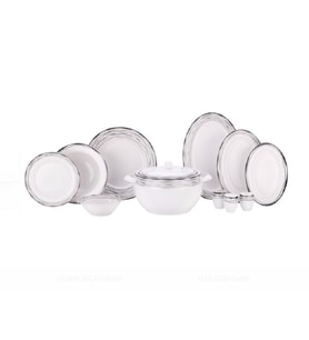 Korkmaz A8360 60 Parça 12 Kişillik Porselen Yemek Takımı (Karışık)