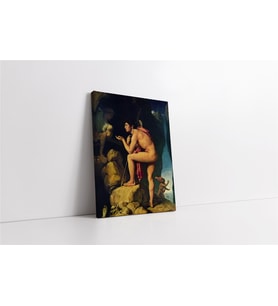 Oedipus ve Sfenks Kanvas Tablo