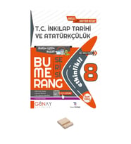 LGS 8.Sınıf Bumerang T.C. İnkılap Tarihi Konu Anlatımlı Soru Bankası ve Telefon Standı