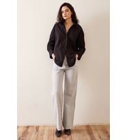 Basic Poplin Gömlek Siyah