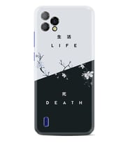 Reeder P13 Blue Plus 2022 Kılıf Resimli Desenli Baskılı Silikon Kılıf Life and Death 1339