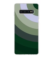 Samsung Galaxy S10 Plus Kapak Renk Cümbüşü Tasarımlı Şeffaf Silikon Kılıf