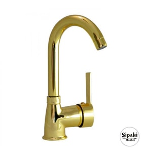 Sipahi Marble Altın Renk Kısa Boru Eviye Bataryası