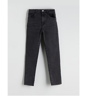 LCW Kids Siyah Slim Fit Kız Çocuk Jean Pantolon