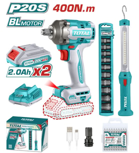 TOTAL AVANTAJ SET - SOMUN SÖKME ve ASKILI ÇALIŞMA IŞIĞI TOSLI23048E