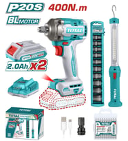 TOTAL AVANTAJ SET - SOMUN SÖKME ve ASKILI ÇALIŞMA IŞIĞI TOSLI23048E