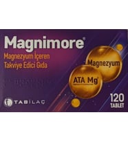 Magnimore Magnezyum İçeren Takviye Edici Gıda 120 Tablet