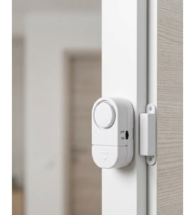Kapı Pencere Alarmı Manyetik Sensörlü 90 dB Güçlü Sesli Güvenlik Alarm Sistemi
