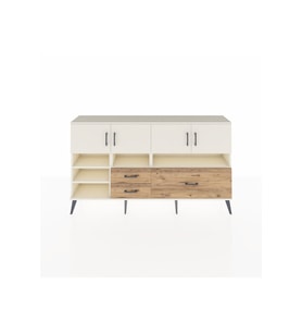 Arges Konsol 8 Raflı 3 Çekmeceli 4 Kapaklı 176x30x99 Aytaşı-Aytaşı/Çam