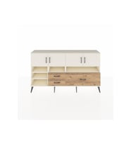Arges Konsol 8 Raflı 3 Çekmeceli 4 Kapaklı 176x30x99 Aytaşı-Aytaşı/Çam