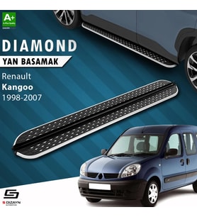 S-Dizayn Renault Kangoo Diamond Krom Yan Basamak 183 Cm 1998-2007