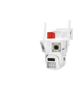 4G Speed Dome Ip Kamera 2 × 3 Mp Lens Beyaz RX-45AI