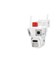 4G Speed Dome Ip Kamera 2 × 3 Mp Lens Beyaz RX-45AI