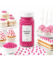 Dr. Gusto 4 Mm Pembe Boncuk Şeker 250 Gr