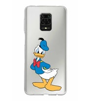 Xiaomi Redmi Note 9 Pro Uyumlu Kapak Donald Duck Tasarımlı Şeffaf Silikon Kılıf