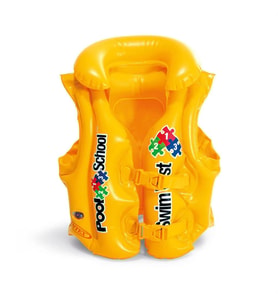 Çocuk Can Yeleği - Intex - Yakalı - Sarı (58660)