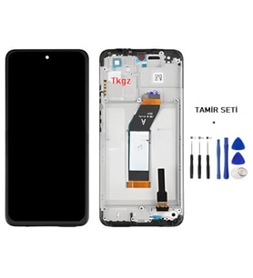 Tkgz - Xiaomi Redmi 10 -2022- Uyumlu Lcd Ekran Dokunmatik Servis ÇITALI + TAMİR SETİ