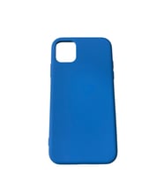 iPhone 11 ile Uyumlu Cappy Silikon Kılıf Mavi