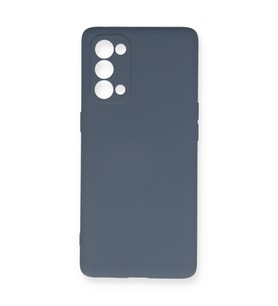 Reno 5 Pro Kılıf Nano Içi Kadife Silikon - Gri