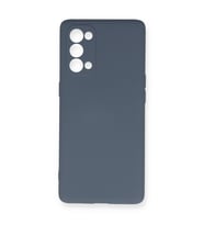 Reno 5 Pro Kılıf Nano Içi Kadife Silikon - Gri