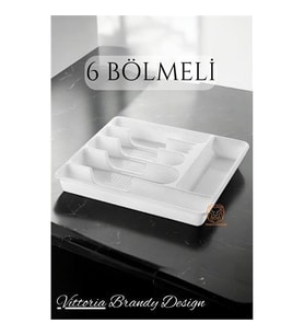 TransForMacion Çekmece İçi Kaşıklık Kepçelik 6 Gözlü BEYAZ 720906