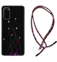 Samsung A02S A03S A10 A12 A13 A21S A22 Kılıf Boyun Asklı Rasta Silikon Line Planet 1736