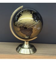 Metal Ayaklı Gold Dünya Küresi