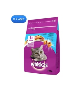 Ton Balıklı Yetişkin Kedi Kuru Maması 7x300 gr (Mor)