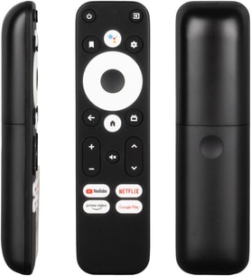 Botech Wzone 4K Next Android TV Box Uyumlu Sesli Komut Özellikli Uzaktan Kumanda- SiYAH