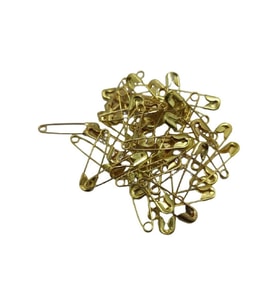 hagiki (1 Paket) 50 Adetli Sarı Çengelli İğne 2 Cm Boyundadır Mini Boy (1 Paket)