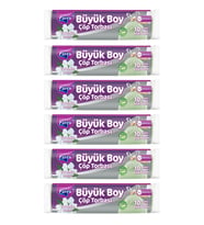 Büzgülü 10'lu Çöp Torbası Yasemin Kokulu Büyük Boy 65 x 70 cm Altılı Paket