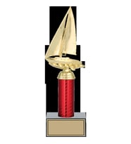 ODAK KUPA - Figürlü Kupalar - Yelken Figürlü Kupalar FG-004 A - 30 cm